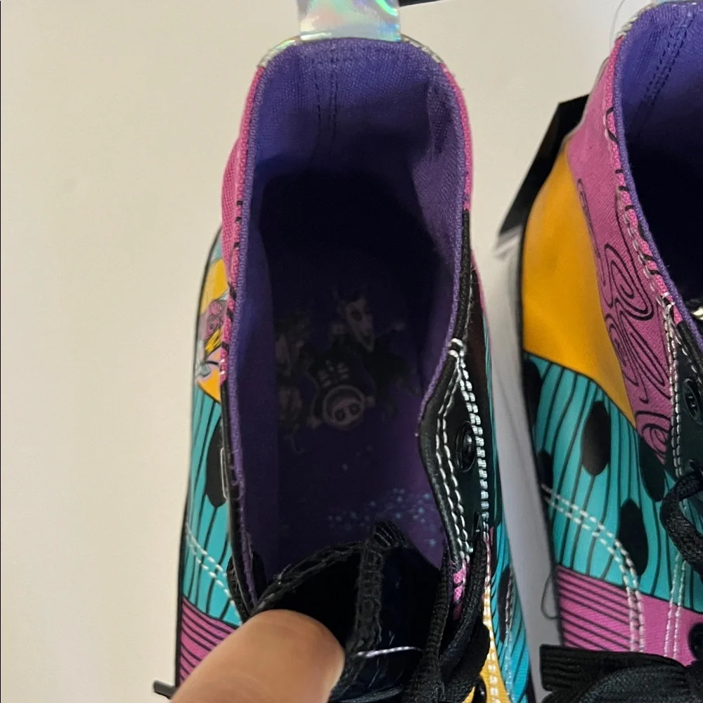 Disney High-Top Sneakers with Skeleton Design - Black, Yellow, Purple, Teal - Picture 4 of 6